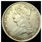 1838 Silver Half Dollar (Capped Bust) NEARLY  UNC