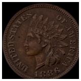 1886 Indian Head Cent NEARLY UNCIRCULATED