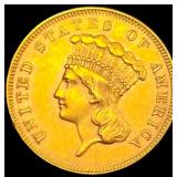 1855 $3 Gold Piece