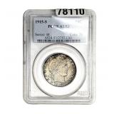 1915-S Barber Half Dollar PCGS AU53
