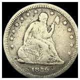 1859 Seated Liberty Quarter LIGHTLY CIRCULATED