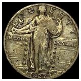 1927-S Silver Standing Liberty Quarter LIGHTLY CIR