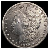 1890-CC Silver Morgan Dollar LIGHTLY CIRCULATED