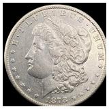 1878 Silver Morgan Dollar CLOSELY UNCIRCULATED