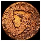 1820 Coronet Head Large Cent NICELY  CIRCULATED