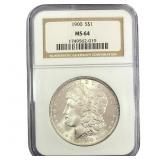 1900 Morgan Silver Dollar NGC MS64