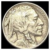 1913-S Type 1 Buffalo Nickel Type 1 CHOICE AU