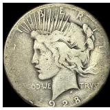 1928 Silver Peace Dollar NICELY CIRCULATED