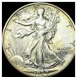 1939 Walking Liberty Half Dollar CLOSELY  UNCIRCU