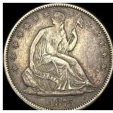 1875 Seated Liberty Half Dollar NEARLY  UNCIRCULA