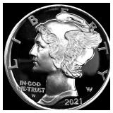 2021-W Palladium $25 American Eagle Proof GEM  PR