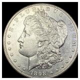 1898-S Morgan Silver Dollar CLOSE UNC