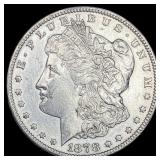 1878 Silver Morgan Dollar CLOSELY UNCIRCULATED