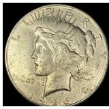1926-S Silver Peace Dollar NEARLY UNCIRCULATED
