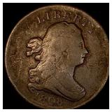 1808 Copper Half Cent LIGHTLY CIRCULATED