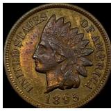 1895 Indian Head Cent NEARLY UNCIRCULATED
