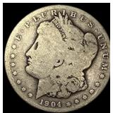1904-S Silver Morgan Dollar NICELY CIRCULATED