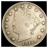 1912 Liberty Head Nickel LIGHTLY CIRCULATED