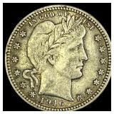 1916 Barber Quarter NEARLY UNCIRCULATED