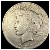 1927 Peace Silver Dollar NEARLY UNCIRCULATED