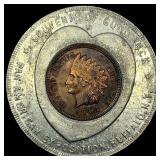 1901 Indian Head Cent Souvenir Token HIGH GRADE