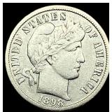 1898-O Silver Barber Dime NEARLY UNCIRCULATED