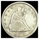 1875-S Silver Twenty Cents CLOSELY UNCIRCULATED