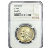 1937-S Boone Half Dollar NGC MS67+