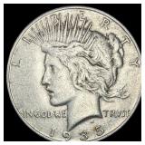 1935-S Silver Peace Dollar NEARLY UNCIRCULATED