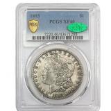 1893 CAC Morgan Silver Dollar PCGS XF40