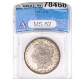 1879-O Morgan Silver Dollar ANACS MS62