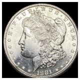 1881-S Silver Morgan Dollar SUPERB GEM BU