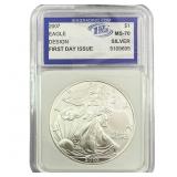 2007 Silver Eagle IGS MS70