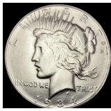 1934-D Silver Peace Dollar CLOSE UNC