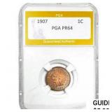 1907 Indian Head Cent PGA PR64