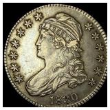 1830 Capped Bust Half Dollar CLOSELY  UNCIRCULATE