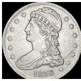 1838 Capped Bust Half Dollar CLOSELY  UNCIRCULATE