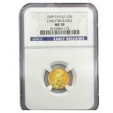 2009 1/10oz $5 Gold Eagle NGC MS70 Early Releases