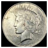 1923 Silver Peace Dollar NEARLY UNCIRCULATED