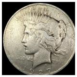1927 Peace Silver Dollar NEARLY UNCIRCULATED