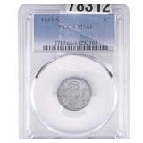 1943-S Wheat Cent PCGS MS66