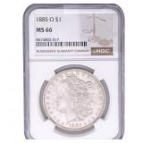 1885-O Morgan Silver Dollar NGC MS66