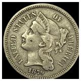 1879 Nickel Three-Cent Piece LIGHTLY CIRCULATED
