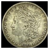 1881 Morgan Silver Dollar NEARLY UNCIRCULATED
