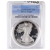 2004-W Silver Eagle PCGS PR70 DCAM