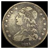 1831 Capped Bust Silver Quarter LIGHTLY CIRCULATED