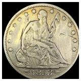 1853 Arrows Seated Liberty Half Dollar HIGH GRADE