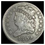 1809 Classic Head Half Cent LIGHTLY CIRCULATED