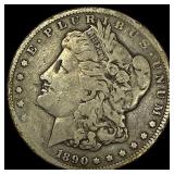 1890-CC Silver Morgan Dollar LIGHTLY CIRCULATED