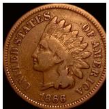 1866 Indian Head Cent LIGHTLY CIRCULATED